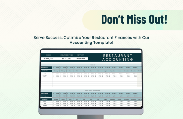Download this Restaurant Accounting Template Design in Excel, Google Sheets Format. Easily Editable, Printable, Downloadable.